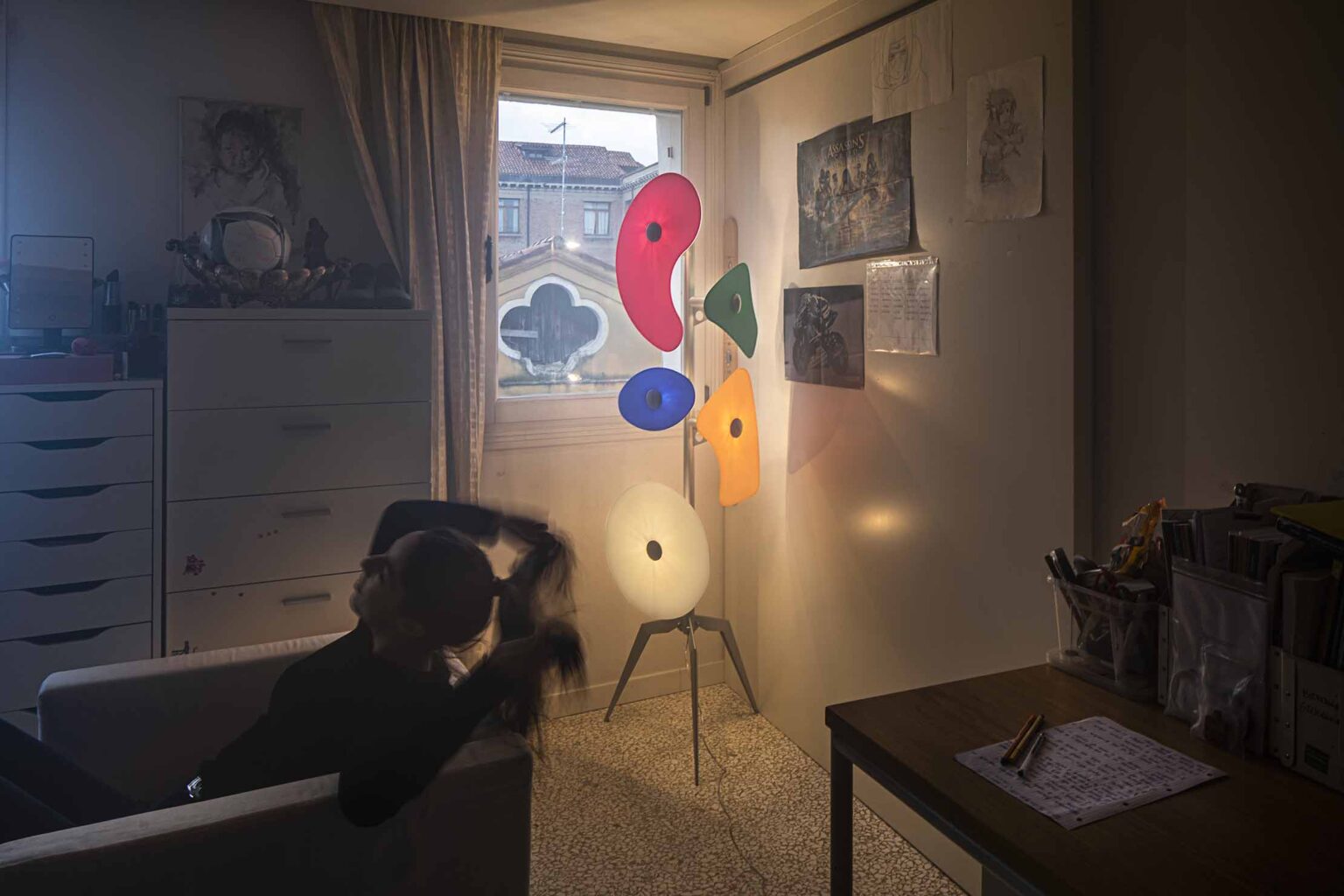 iluminação de piso e parede da popbox