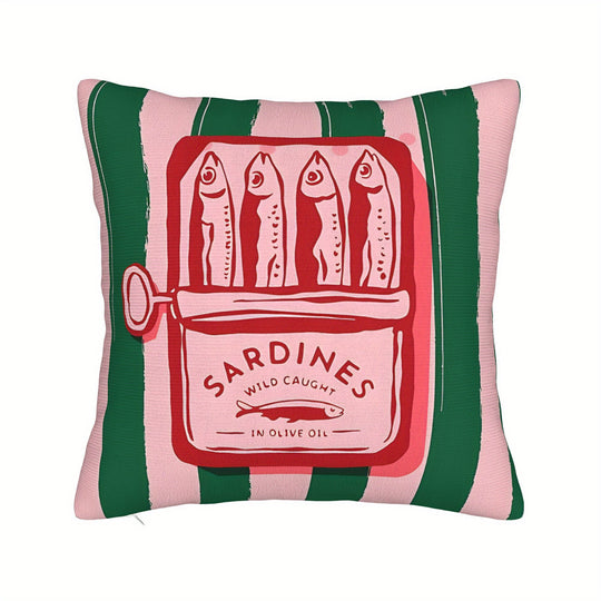Capa de Almofada Sardines