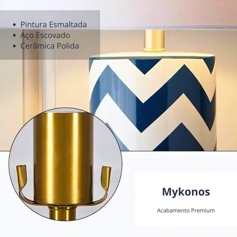 abajur moderno listrado - popbox