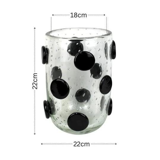 Vaso Murano Dots