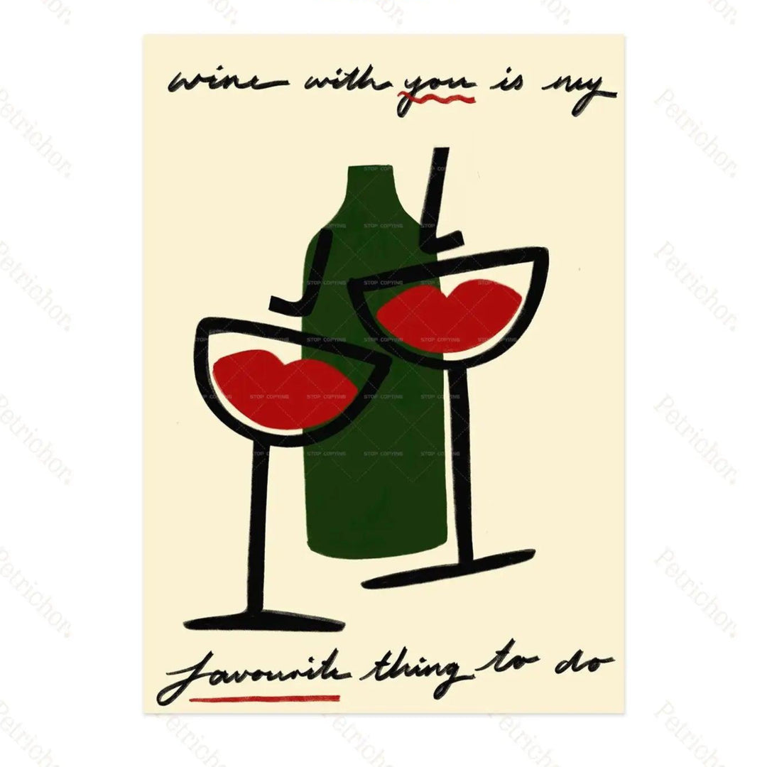Poster Wine Party - popbox