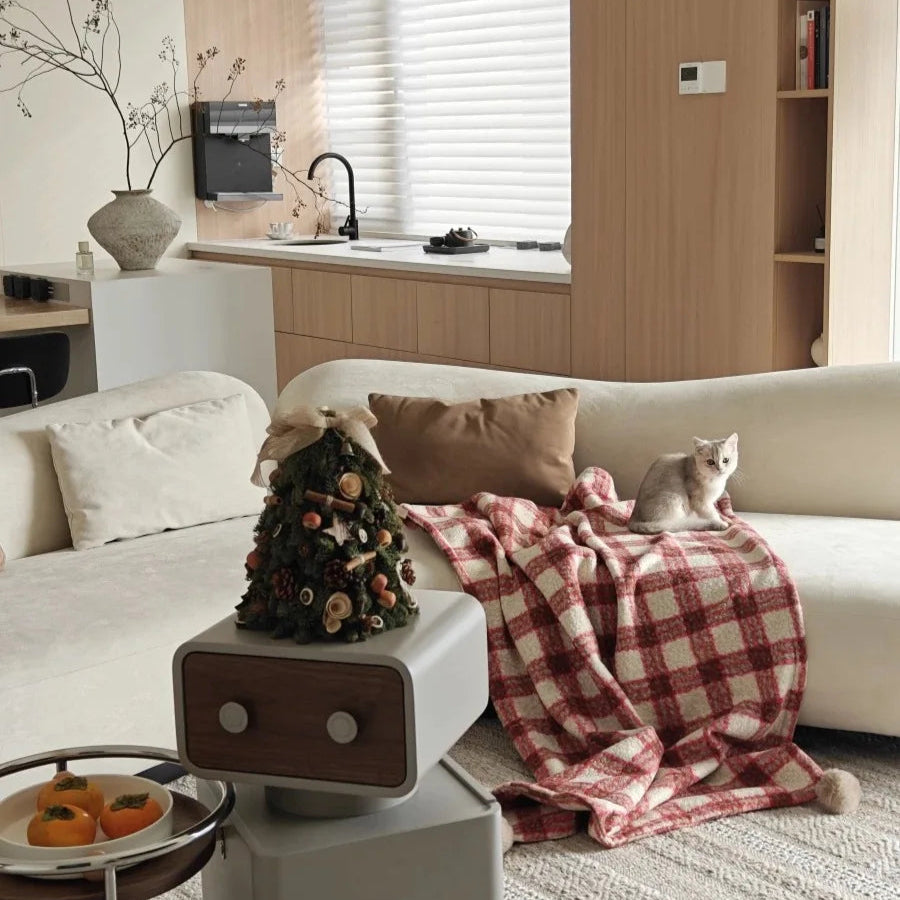 manta xadrez sofa popbox