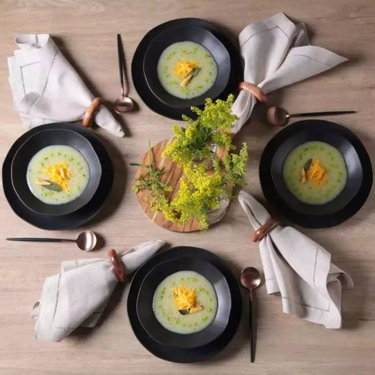 Aparelho de Jantar Black Matte