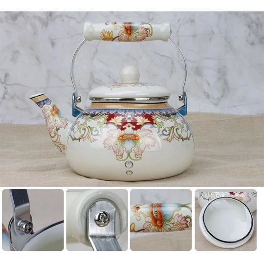 Chaleira Esmaltada Vintage