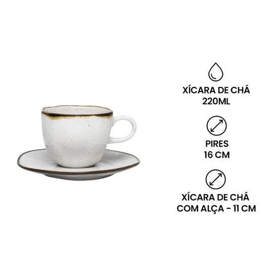 Jogo de Xícaras Porcelana