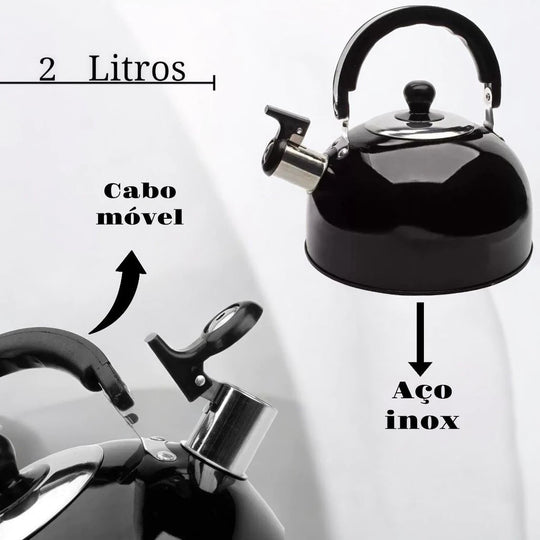 Chaleira Inox Whistle