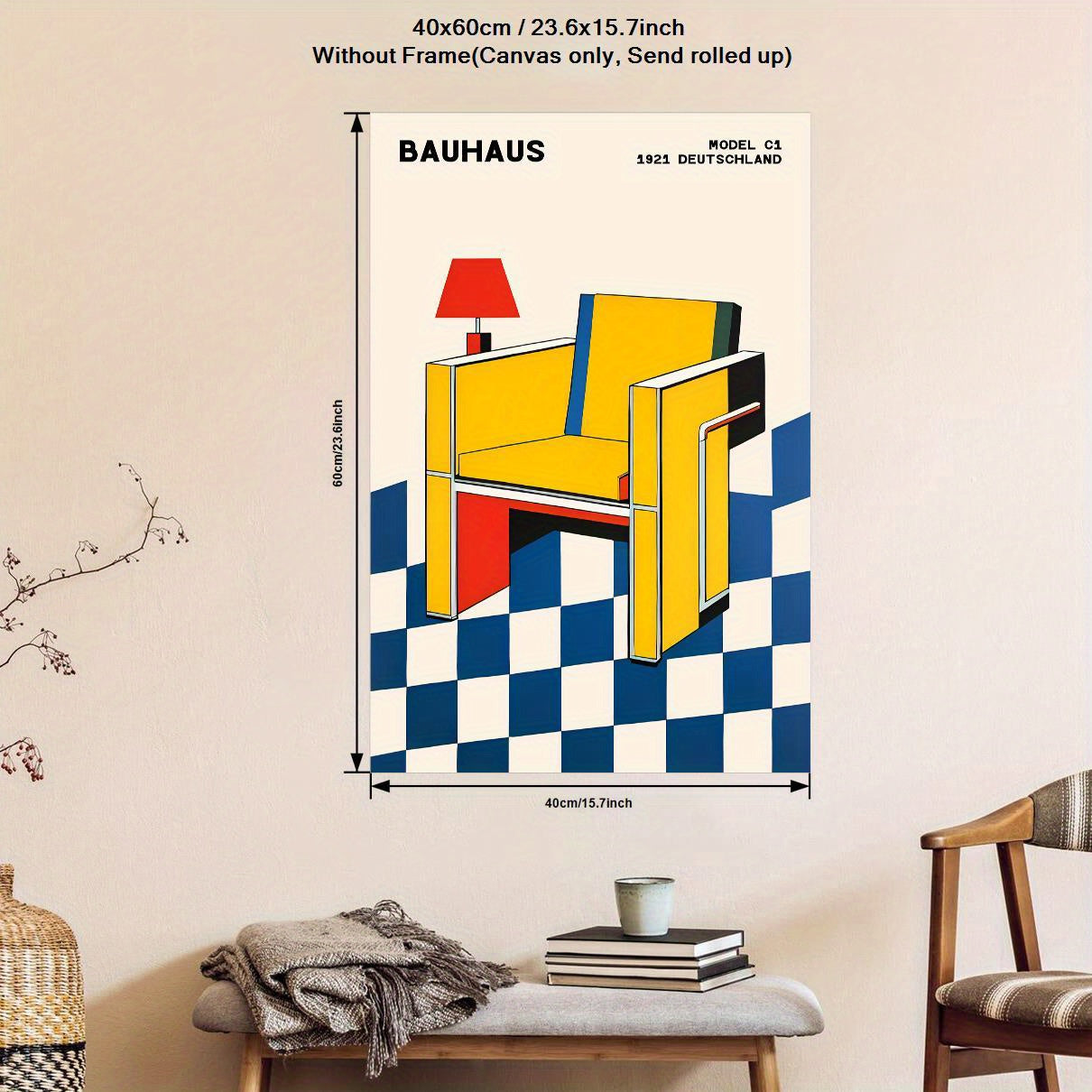 Poster Bauhaus Chair – Popbox Home Design