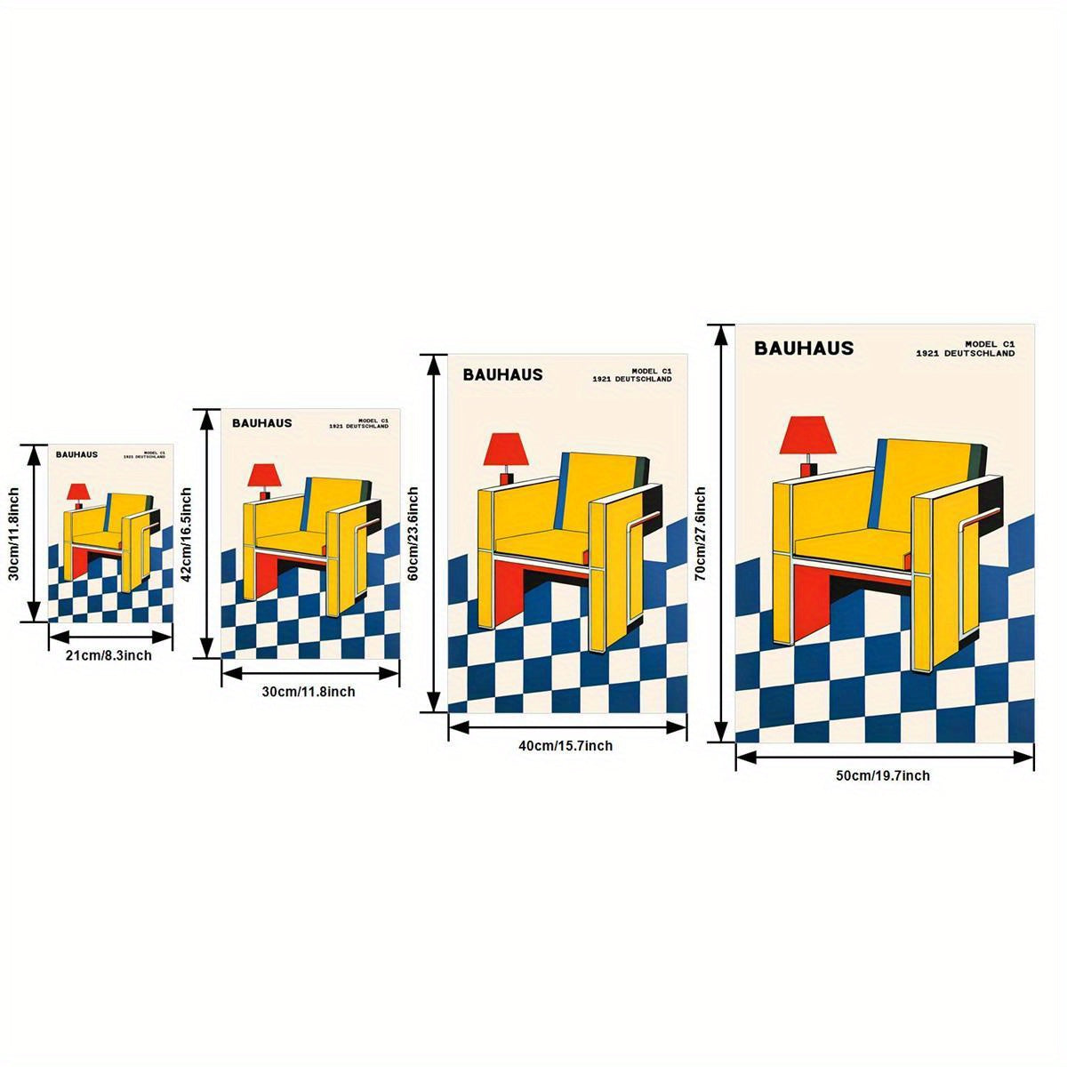 Poster Bauhaus Chair – Popbox Home Design