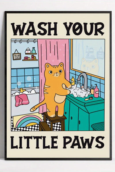 Poster Banho de Gato