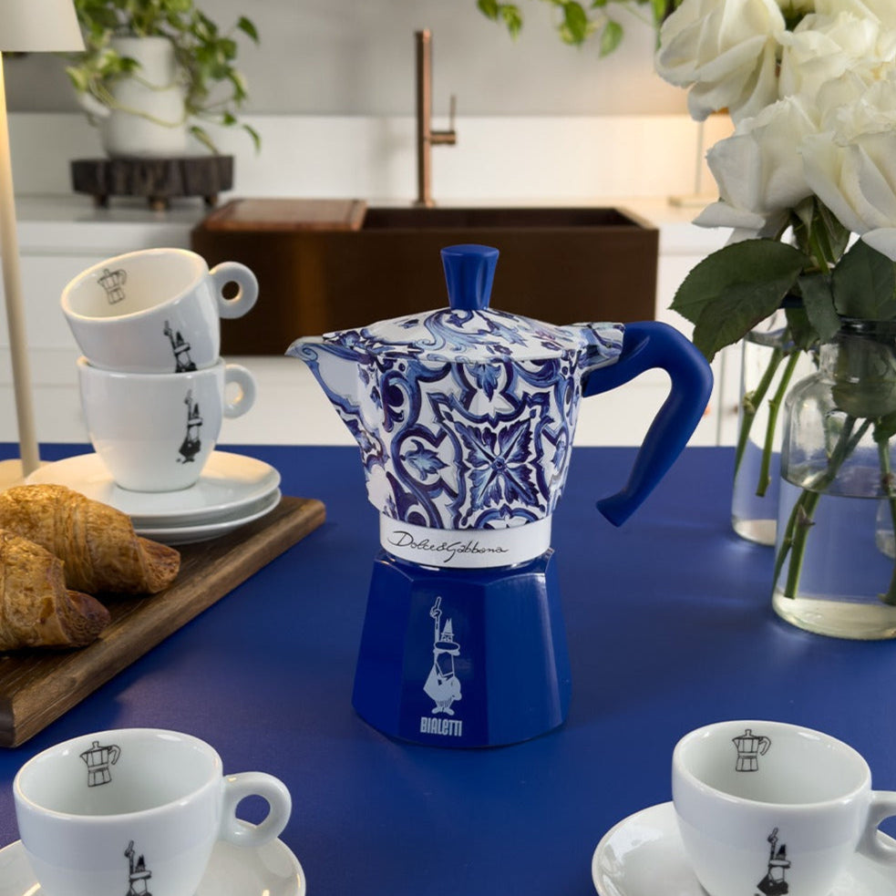 Cafeteira Moka Dolce & Gabbana Blue Mediterrâneo