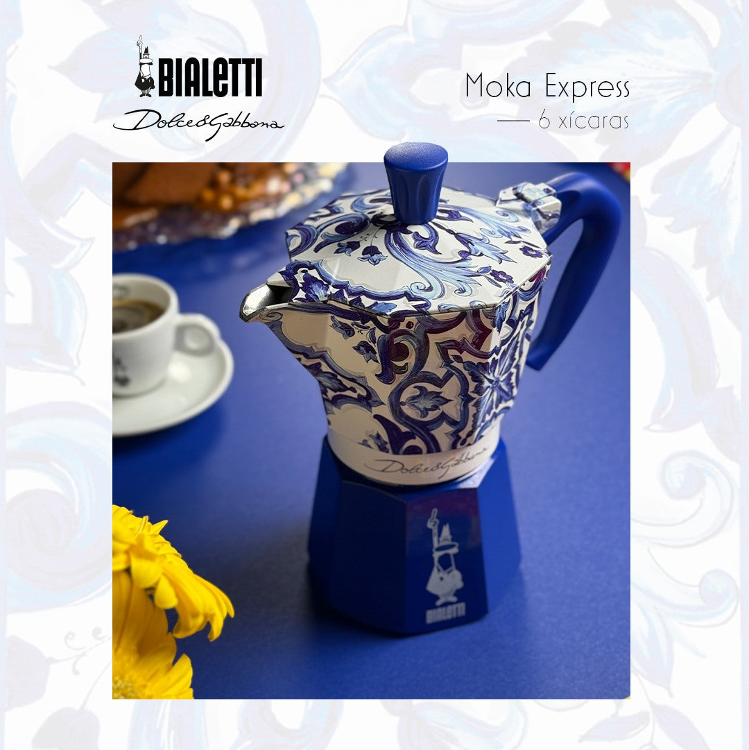 Cafeteira Moka Dolce & Gabbana Blue Mediterrâneo