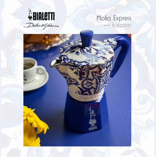 Cafeteira Moka Dolce & Gabbana Blue Mediterrâneo