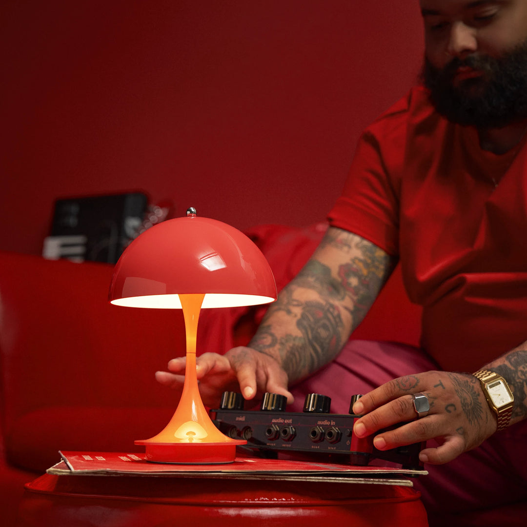 luminária de mesa sem fio touch