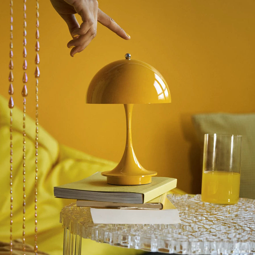 luminária de mesa sem fio touch