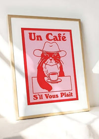 Poster French Café