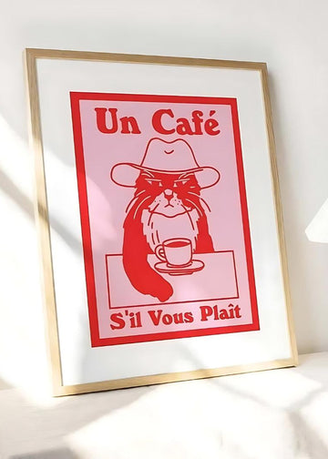 Poster French Café