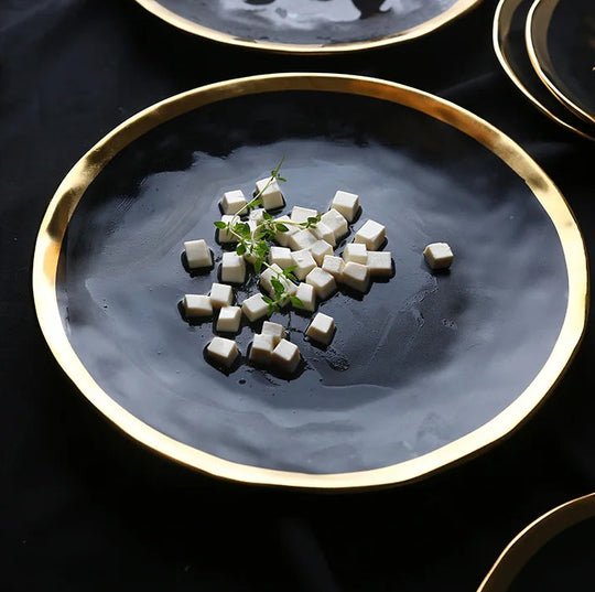 prato de jantar luxo mesa posta