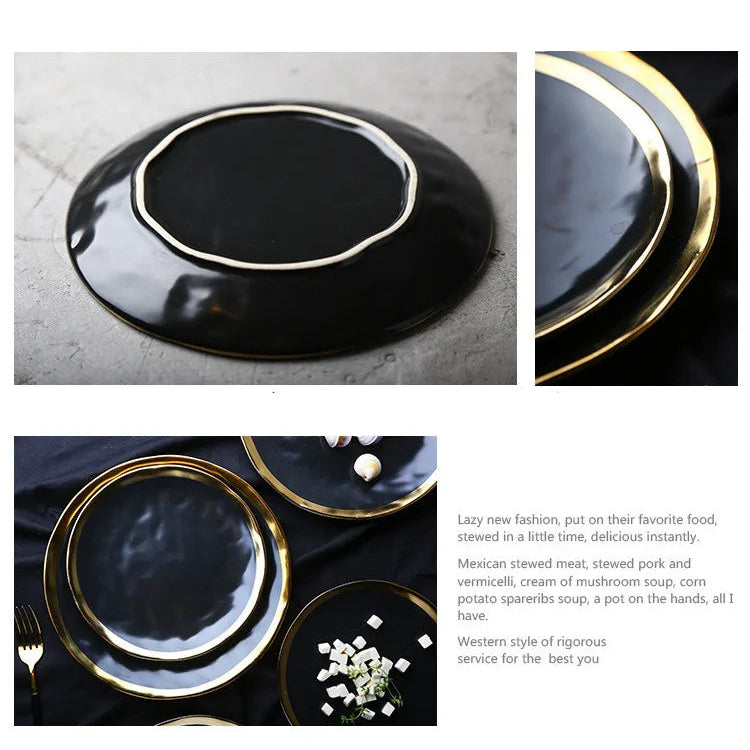 prato de jantar luxo mesa posta