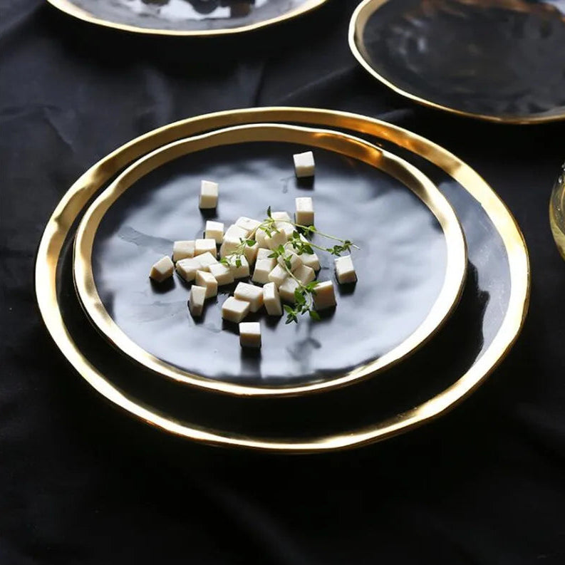 prato de jantar luxo mesa posta