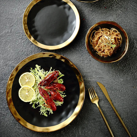 prato de jantar luxo mesa posta