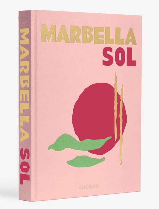 livro decorativo marbella sol