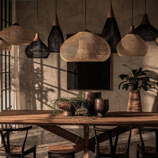 Pendente Rattan Rusty