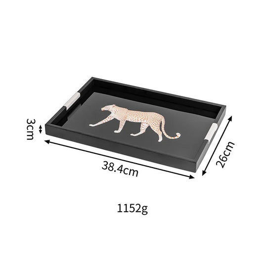 Bandeja Decorativa Leopardo
