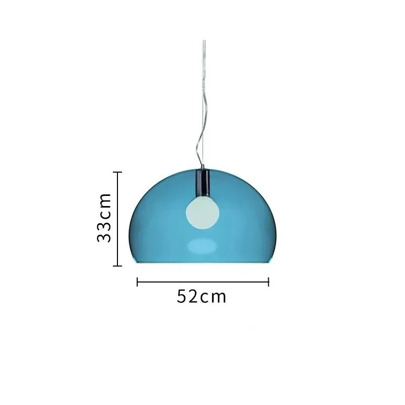 Luminária Pendente Fly Colors: transparência, cor e luz na decoração