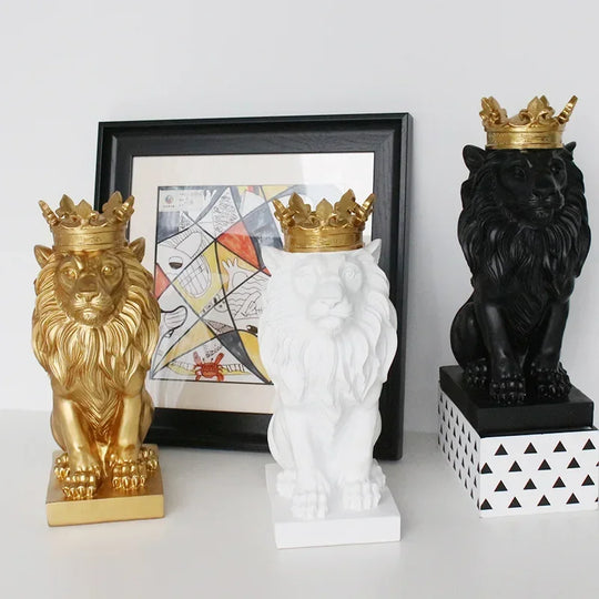 leão decorativo estatueta popbox
