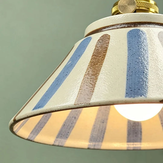 luminária pendente vintage cerâmica - popbox