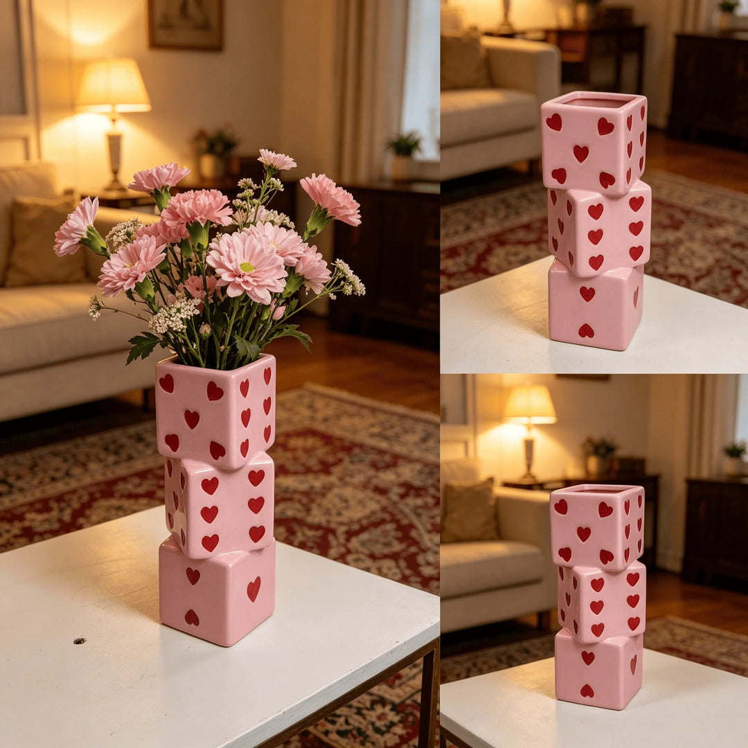 Vaso Decorativo Pink Lovve