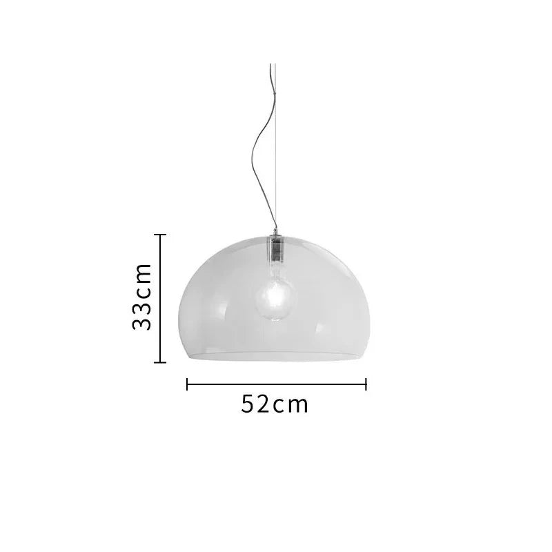 Luminária Pendente Fly Colors: transparência, cor e luz na decoração