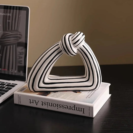 Vaso Decorativo Zebrado