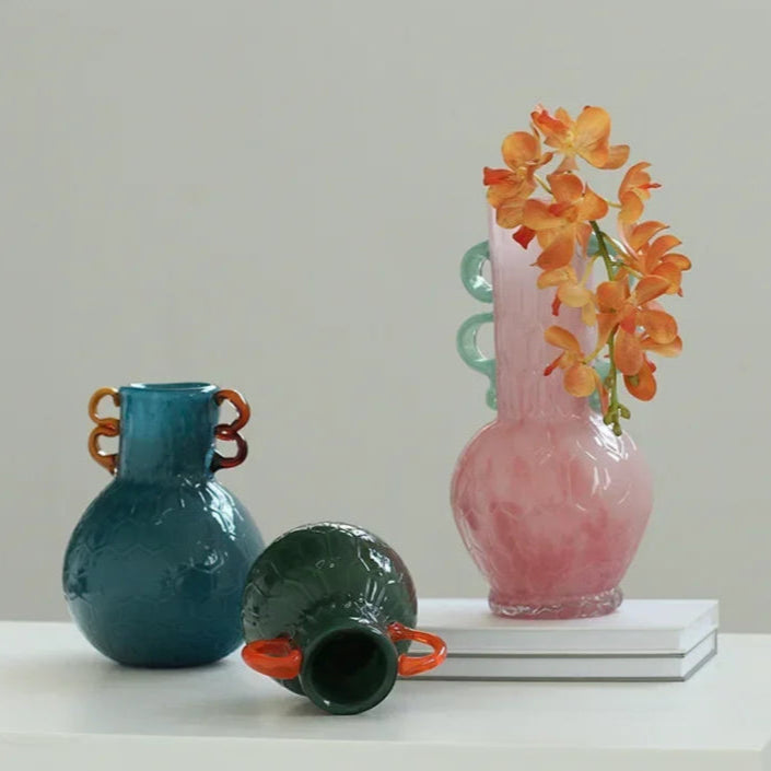 Vaso Decorativo de Vidro Aesthetic 