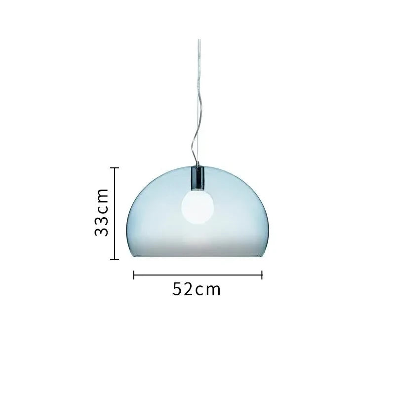 Luminária Pendente Fly Colors: transparência, cor e luz na decoração