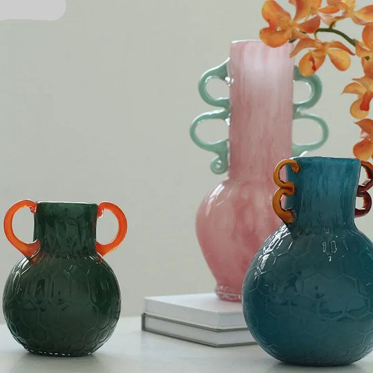 Vaso Decorativo de Vidro Aesthetic 