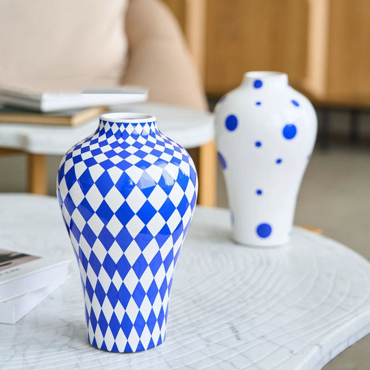 Vaso Ceramic Blue