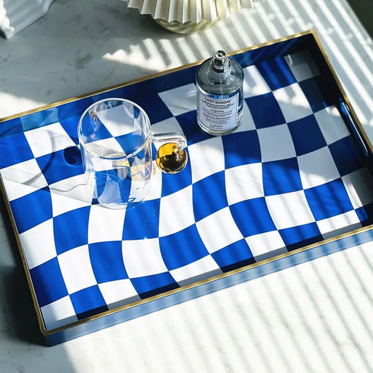 BANDEJA DECORATIVA XADREZ