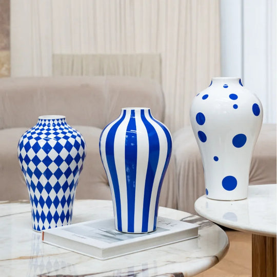 Vaso Ceramic Blue