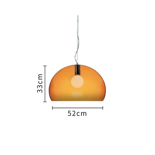 Luminária Pendente Fly Colors: transparência, cor e luz na decoração