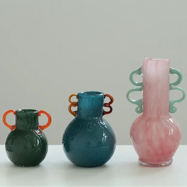 Vaso Decorativo de Vidro Aesthetic 