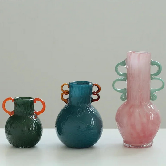 Vaso Decorativo de Vidro Aesthetic 