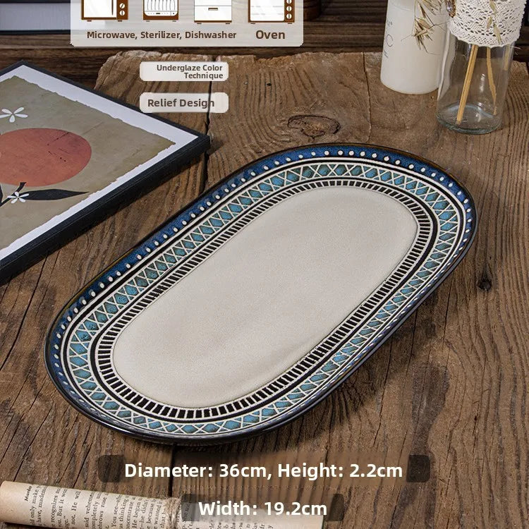prato dining western; prato cerâmica; louça de cerâmica; prato raso; prato de sopa; prato sobremesa; louça artesanal; mesa elegante