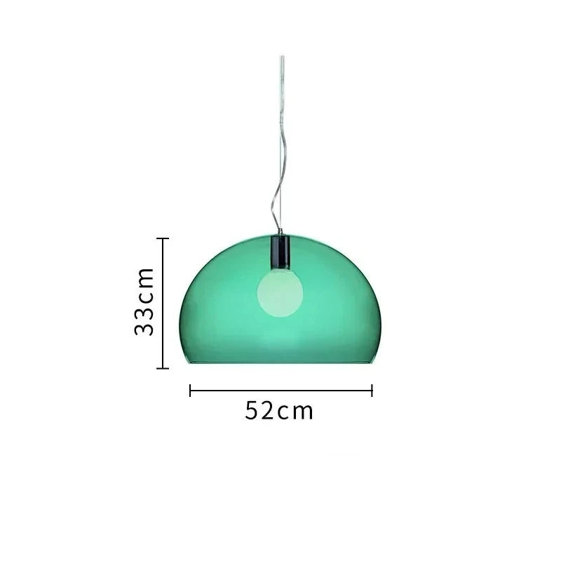 Luminária Pendente Fly Colors: transparência, cor e luz na decoração