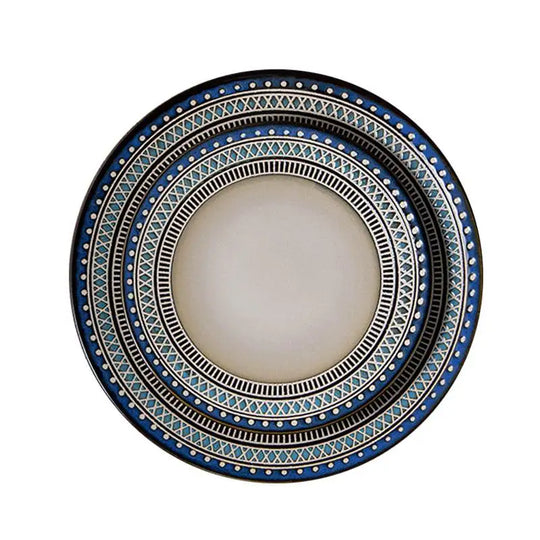 prato dining western; prato cerâmica; louça de cerâmica; prato raso; prato de sopa; prato sobremesa; louça artesanal; mesa elegante