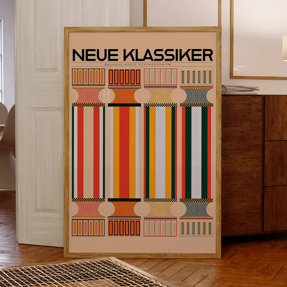 quadro Poster Neue Klassiker decoração de parede bauhaus