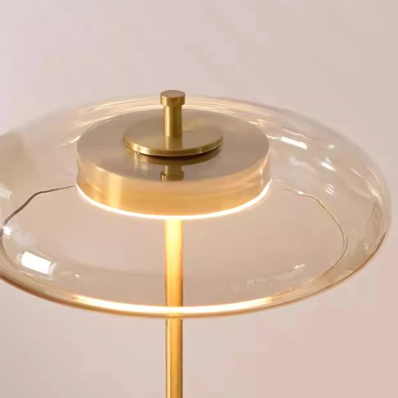luminária de mesa moderna madeira led - popbox