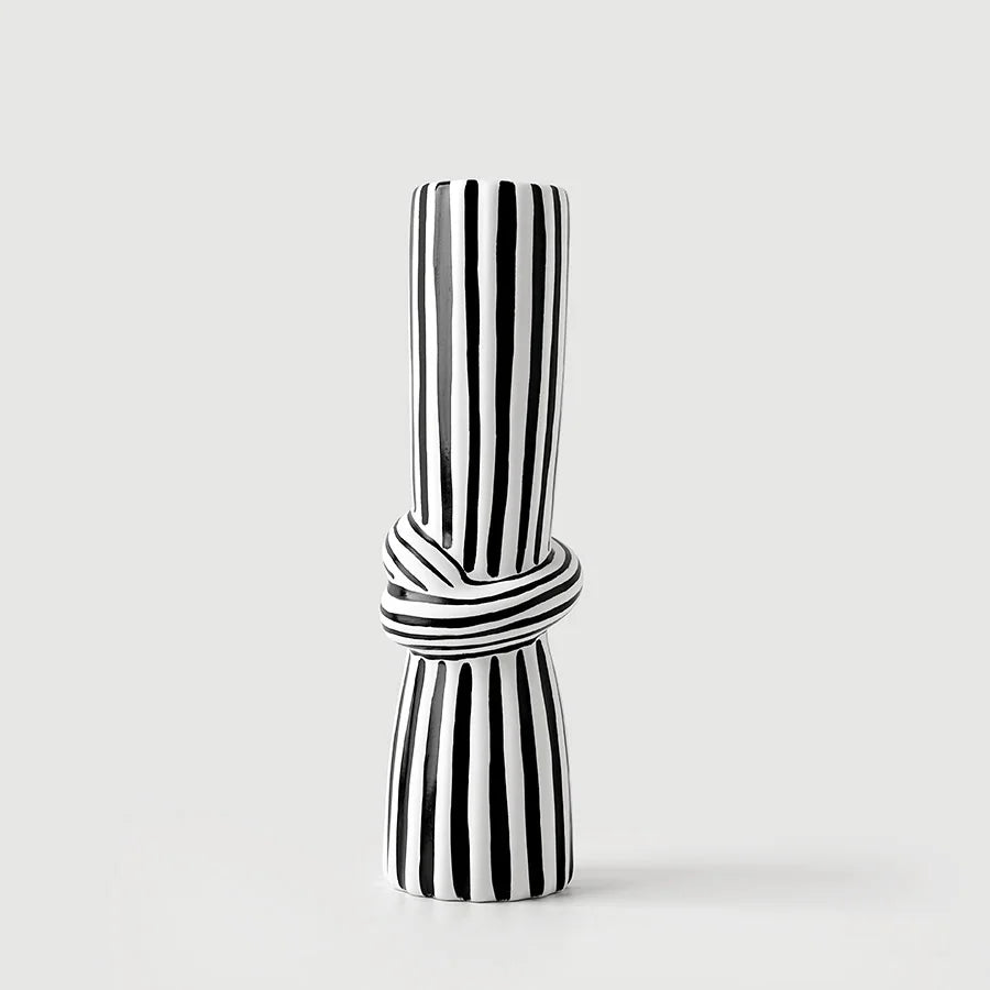 Vaso Decorativo Zebrado