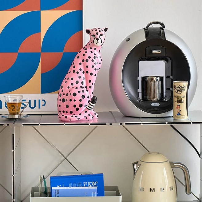 leopardo rosa decoração