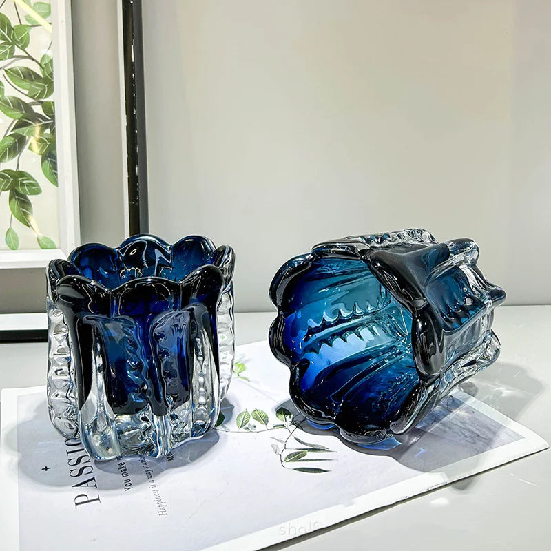 vaso centro de mesa em murano moderno
